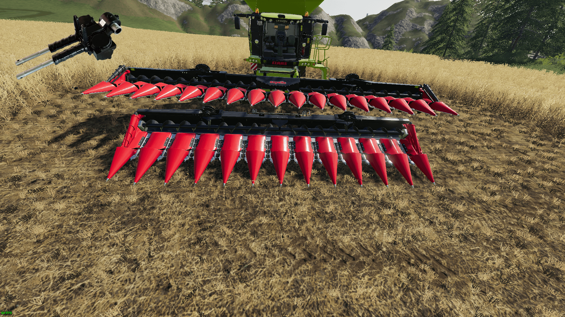 اناج کی کٹائی کے لئے ایلومینیم کارن ہیڈر گیئر باکس